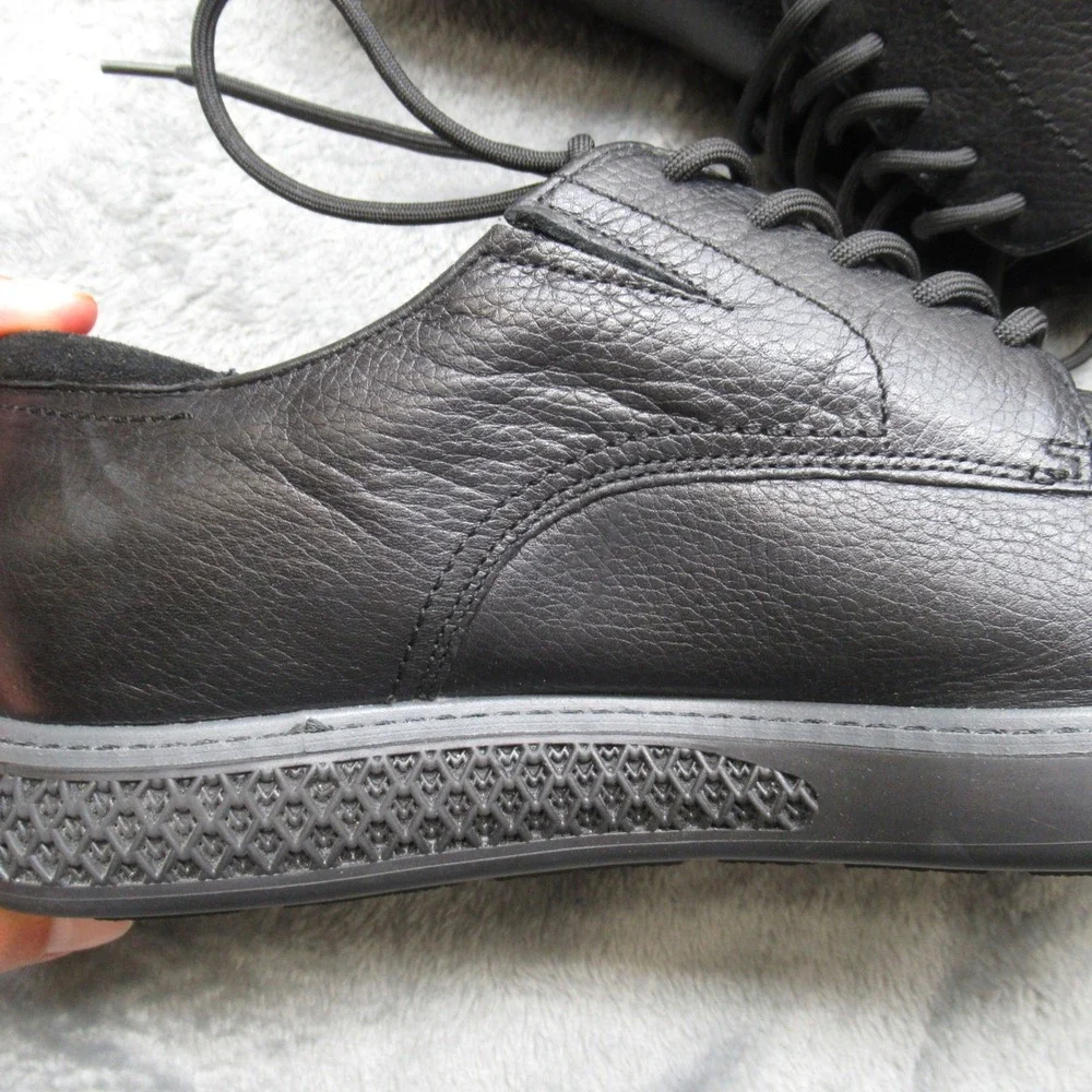 Aldo Dress Shoes Men‎ 9.5 Black Genuine Leather Oxford Derby Casual Comfort EUC!
